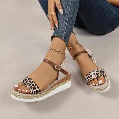 Chaussures compensées orthopédiques femmes à bride réglable - 3
