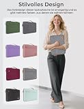 DOMISO Torba na laptopa o przekątnej 17", etui ochronne, kompatybilne z 17 17 cali, HP Dell, ASUS, Lenovo, Chromebook, etui na laptopa damskie z uchwytem, szara
