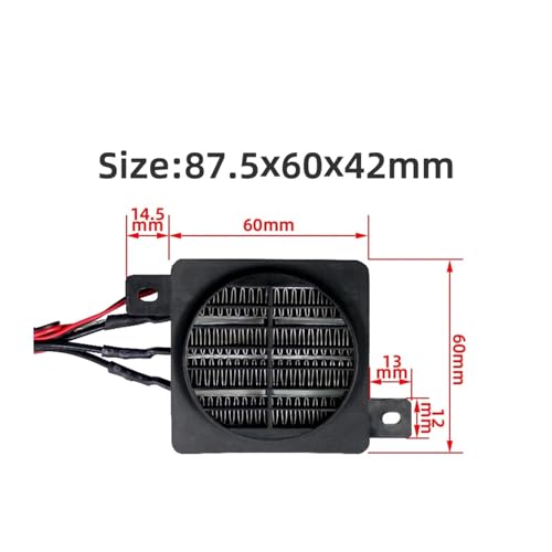 Calefactor Eléctrico PTC 100W 12V para Espacios Pequeños miniatura 2