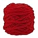 Chunky Yarn Kolorowy szalik DIY Ręcznie dziana przędza na drutach Miękka przędza z bawełny mlecznej Gruby sweter Giant koc Ciepły 100g Chunky dzianinowy koc (kolor: 12) miękki