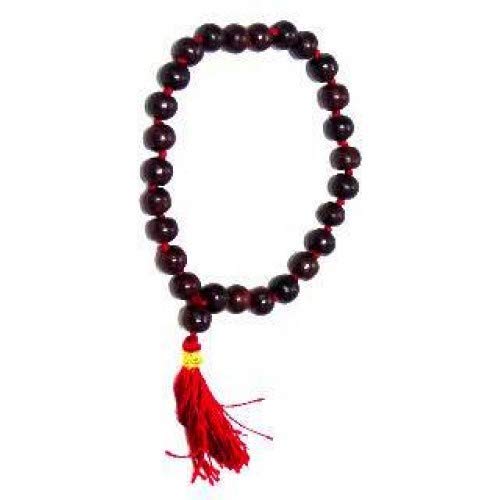 VRINDAVANBAZAAR.COM Original Red Sandalwood Mala (Small/Wrist)/Original Lal Chandal Mala - 27 Beads- (B07NDDK597) Amazon Price History, Amazon Price Tracker