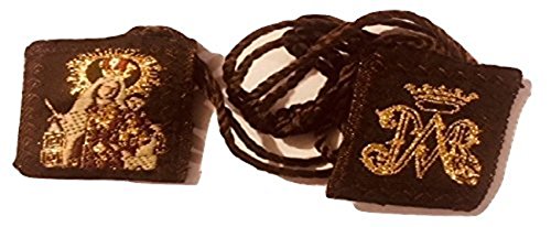 Embroidered Brown Scapular