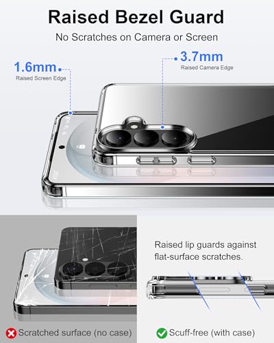 Image of HOOMIL Case for Samsung Galaxy S26 Plus, Anti-Yellowing, Crystal Clear