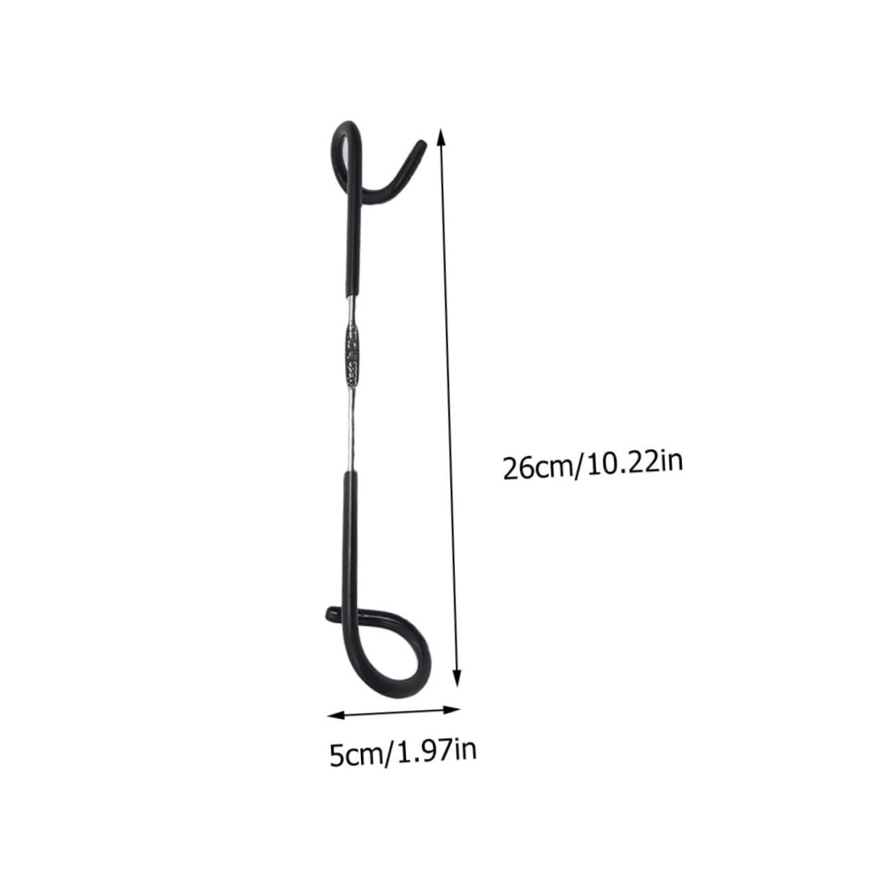 BESPORTBLE Outdoor Tent Light Hook 2 Pcs Camping Hook Hanger Non-Slip Iron Rubber Compact for Easy Carrying