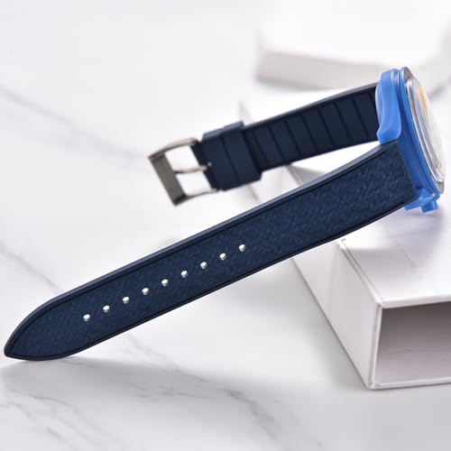 Image of WAMD Matrix FKM Rubber Watch Strap with Quick-Release Spring Bars