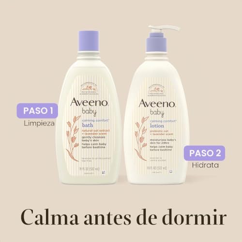Miniatura 8 de Aveeno Baby Calming Comfort Bath, Lavender Vanilla, 18 Ounce 18 Fl Oz Ea By Aveeno