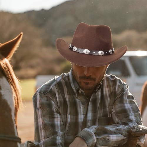 Nocihah Classic Western-Cowboy-Hat For Women And Men thumb #5