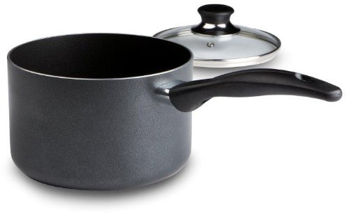 T-Fal Specialty Nonstick Handy Pot With Glass Lid 3 Quart Cookware, Pots And Pans, Dishwasher Safe Black #TOP2