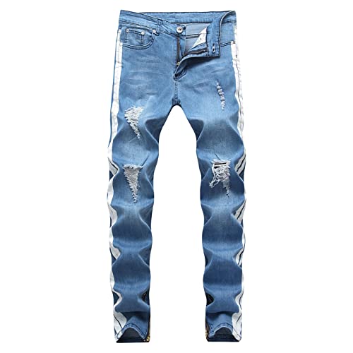 Pantalones Vaqueros Ajustados Elásticos para Hombre