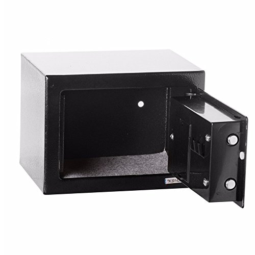 Cofre Aço Fechadura Eletrônica Senha 23x17x17cm Avb E17st