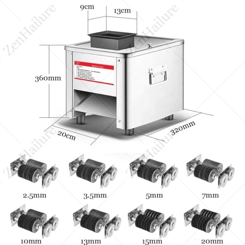 Cortadora eléctrica de carne 850W 20mm miniatura 3