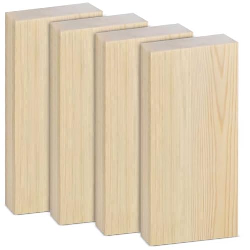 3X8X1 Inch Solid Wood Carving Blocks