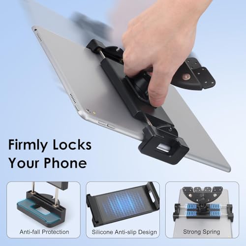 EEEKit Support de Tablette de Voiture pour Lecteur CD, Universel Rotatif à 360° pour Appareils de 4 à 15 Pouces, Noir – vue 5