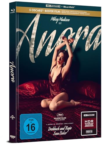 Anora (Cover A) – 4K Mediabook (UHD + Blu-ray Disc)