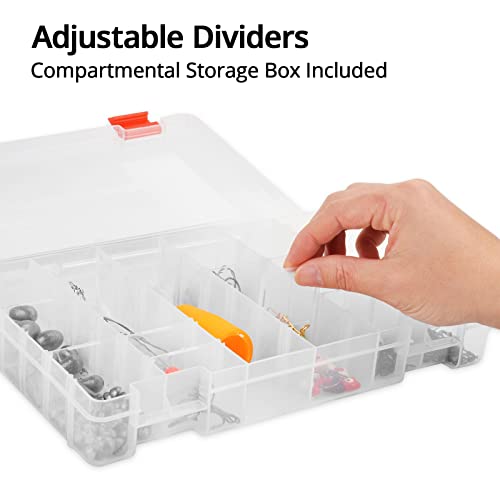 Image of MadBite Professional Freshwater Terminal Tackle Kits, 181 /214pcs Fishing Tackle with Tackle Box