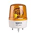 AVG-10-Y, Beacon Rotating Light, 135mm Yellow Lens, Stud Mount, Incandescent Bulb, 110V AC 25W