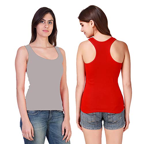 Image of Camisole Tank Top Vest Racerback Sando Camis for Women, Girls (Pack of 2)