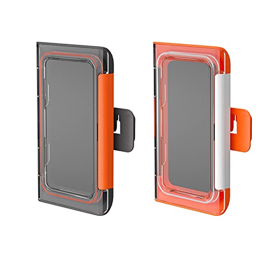 Soporte para tableta en cocina y baño estante autoadhesivo para pared negro 6