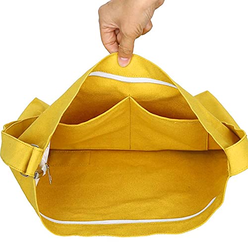 Image of Lify Women's Retro Large Size Canvas Shoulder Bag Hobo Crossbody Handbag Casual Tote - 1 Piece