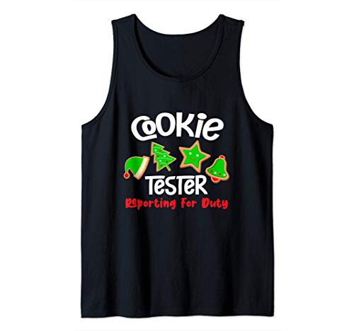 Cookie Tester - Reporting for Duty Funny Christmas Xmas 2020 Camiseta sin Mangas