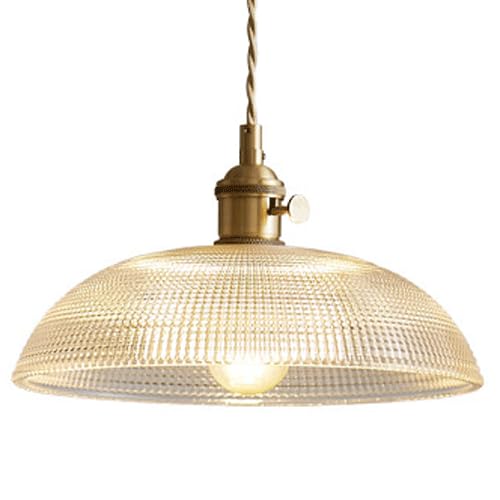 Lampe à suspension en verre style simple pour illuminer votre balcon et coin lecture