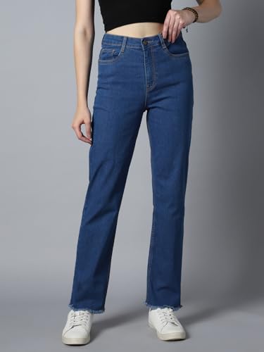 Image of HIGH Star Women's Straight Fit Mid Rise Jeans