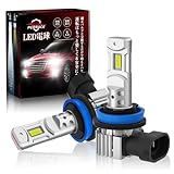 【2025年超爆光16000LM】Perrace h8 led フォグ 2色切り替え 爆光 h11 h16 led フォグランプ ホワイト/ライムグリーン メモリー機能付き キャンセラー内蔵 50W高輝度 長寿命 ファン付き冷却システム 結露防止 IP68防水防塵 無極性設計 2個セット