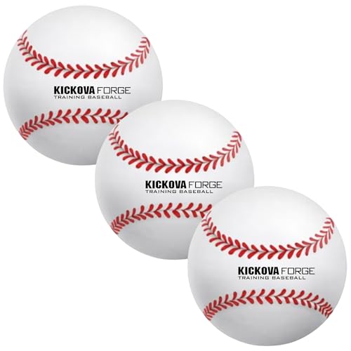 KICKOVA Forge Baseballs – Pack of 3 Official Size & Weight Traini...