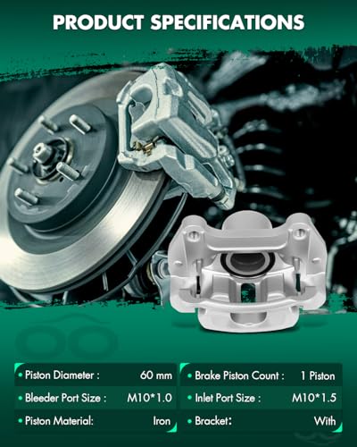 Image of SCITOO Front Left & Right Brake Calipers w /Bracket 18B5270 18B5271 Fit For Buick For Allure /For LaCrosse /For Regal,For Cadillac For ELR,For Chevy For Equinox /For Impala /For Malibu,For GMC For Terrain