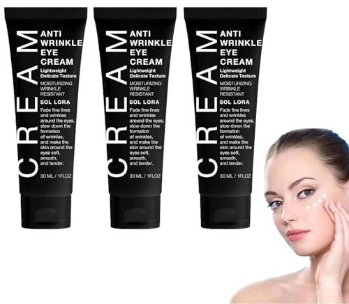 Instant Eye Tightener, 30mlx3 Cremas para Los Ojos para Las Ojeras y Las Arrugas de HinchazóN, Crema para ojos antienvejecimiento que reduce las bolsas de los ojos