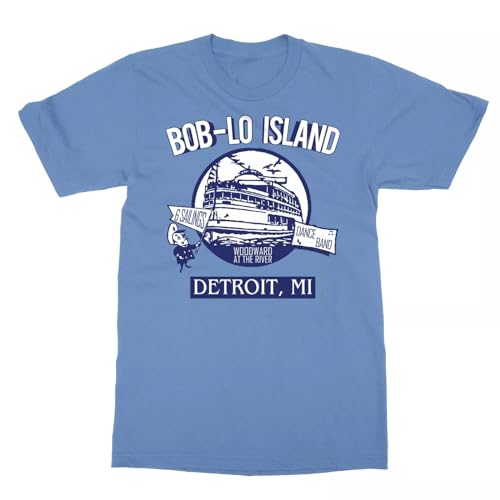 YUXUuruRTE Detroit, Michigan - Boblo Island (Vintage Look) Men's T-Shirt