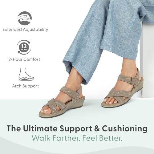 Orthofeet Women's Orthopedic Leather Holly Sandals2