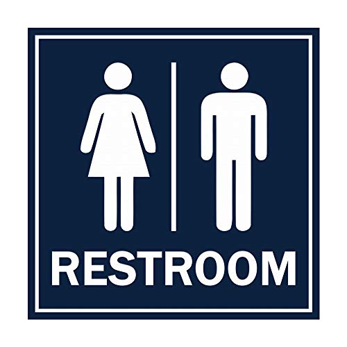 Panneau de toilettes sans perçage Signs ByLITA pour en finir avec les trous de porte