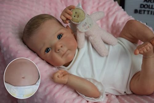 Muñeca Reborn Silicona Realista Bebé 18 Pulgadas miniatura 3