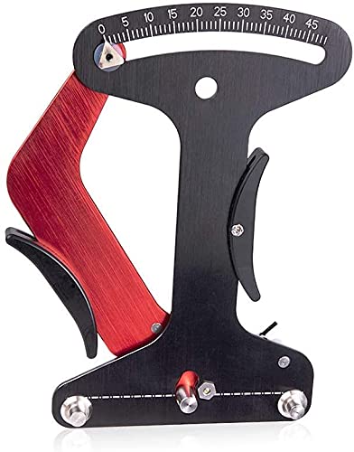 Elolicu Bicycle Spoke Tension Meter Measuring Tool, Aluminum Alloy Bicycle Wheel Tool Wire Tension Adjustment Tool Indicator Meter Tensiometer Bike Accessory