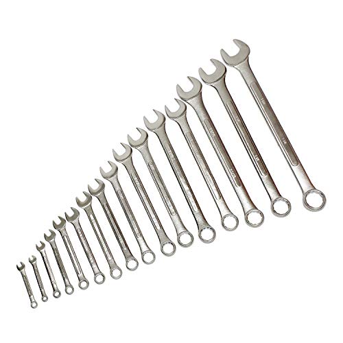 image for ABN Raised Panel Combination Wrench Set SAE Standard Wrench Set 1/4in 