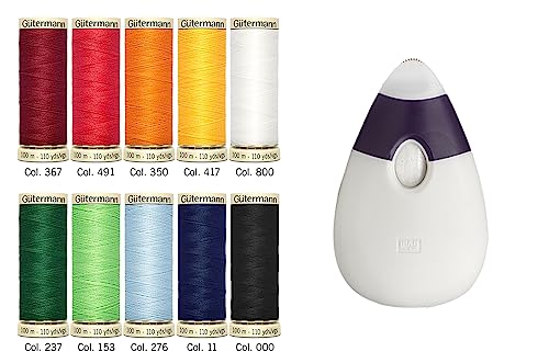 Gütermann - Gütermann (100m) Sew-All Thread Set including Chalk Wheel - 1 Set, Multicolor - Image 2