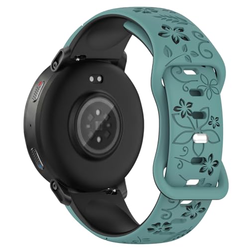 SumNeol 22mm �o���h Amazfit Active Max/T-Rex 3 Pro 48mm/Balance 2/Bip 6/5 /5 Unity �Ή� �����x���g �V���R���f�� �o�b�N���t�� �ւ��x���g�ʋC�� �y�� �����\ �j�����p �����o