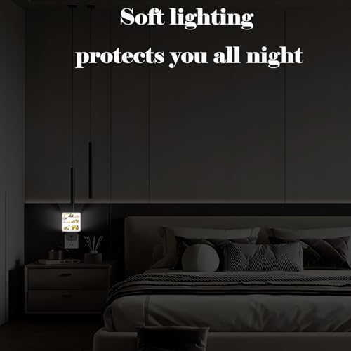 Image of Catoon Trucks Cars Night Light,Plug-in Night Lights with Dusk-to-Dawn Sensor for Stairway,Hallway,Bedroom Sleep Friendly Ideal for Women /Girls /Boys Gift,0.5w