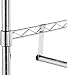 AmazonBasics - Perchero de ropa de doble barra con ruedas, Cromo