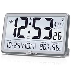Wallar Ge Atomic Wall Clock with Backlight, Digital Wall Clock Battery Operated for Classroom Wallar Ge Atomic Wall Clock with Backlight, Digital Wall Clock Battery Operated for Classroom item