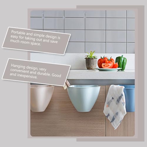 Set de 3 Canecas de Basura Colgantes de Plástico miniatura 4