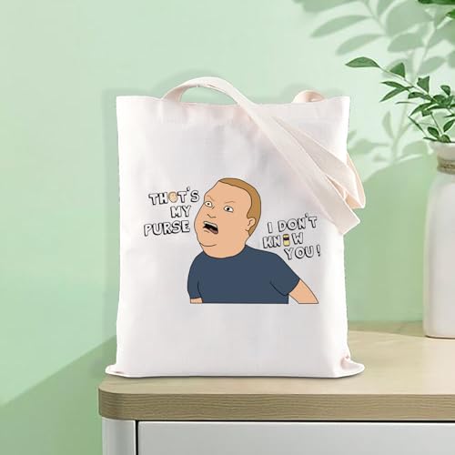 Cartoon Quote Gift TV Series Fans Cosmetic Bag Cartoon Tote Bag Tv Show Character Inspired Gift (My Purse tote)3