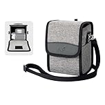JJC Compact Travel Camera Pouch Case Belt Crossbody Bag with Strap for Fujifilm X100VI X100V / Canon EOS M50+EF-M 22mm F2 STM/Sony A6000 A6300 A6400 A6500 A6600+Sony E PZ 16-50mm F3.5-5.6 OSS Lens
