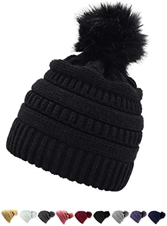 AOSMI Women Winter Warm Knit Beanie Hat 