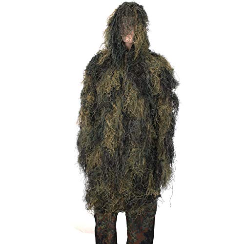 Mil-Tec Miltec Parka Ghillie Pro 'Anti Fire' Noir 003