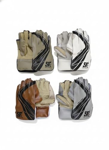 Image of School Tennis Ball Wicket Keeping Mens Gloves These Gloves Come in a Variety of Colors, and You May Receive Any one of Them but Quality are Same (Multi Colour)