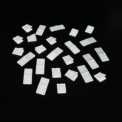 25PCS RC Airplane Pinned Nylon Hinges for RC Plane Replacement Parts Fixed Wing Model Airplane...