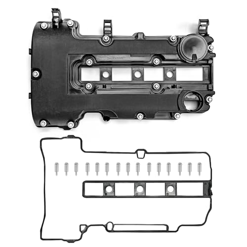 Lista de Cubiertos Cruzados los 5 mejores. 41 Sumyola - Cubierta de válvula de motor compatible con Chevy Cruze Sonic Trax Encore ELR Bk 1.4L Reemplazo# 25198874, 25198498, 55573746, 55561426, 1837417.