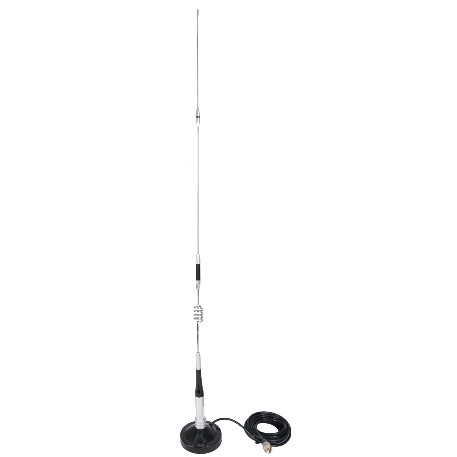 Antenna GMRS, guadagno 6,5 dB, 462-467 MHz, antenna a frusta, supporto base magnetica, con cavo coassiale SL-16 da 4,9 m, compatibile con radio Midland Retevis RT97 RA86 per fuoristrada, Overlander